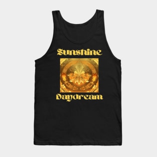 Golden Geometry of a Sunshine Daydream Tank Top